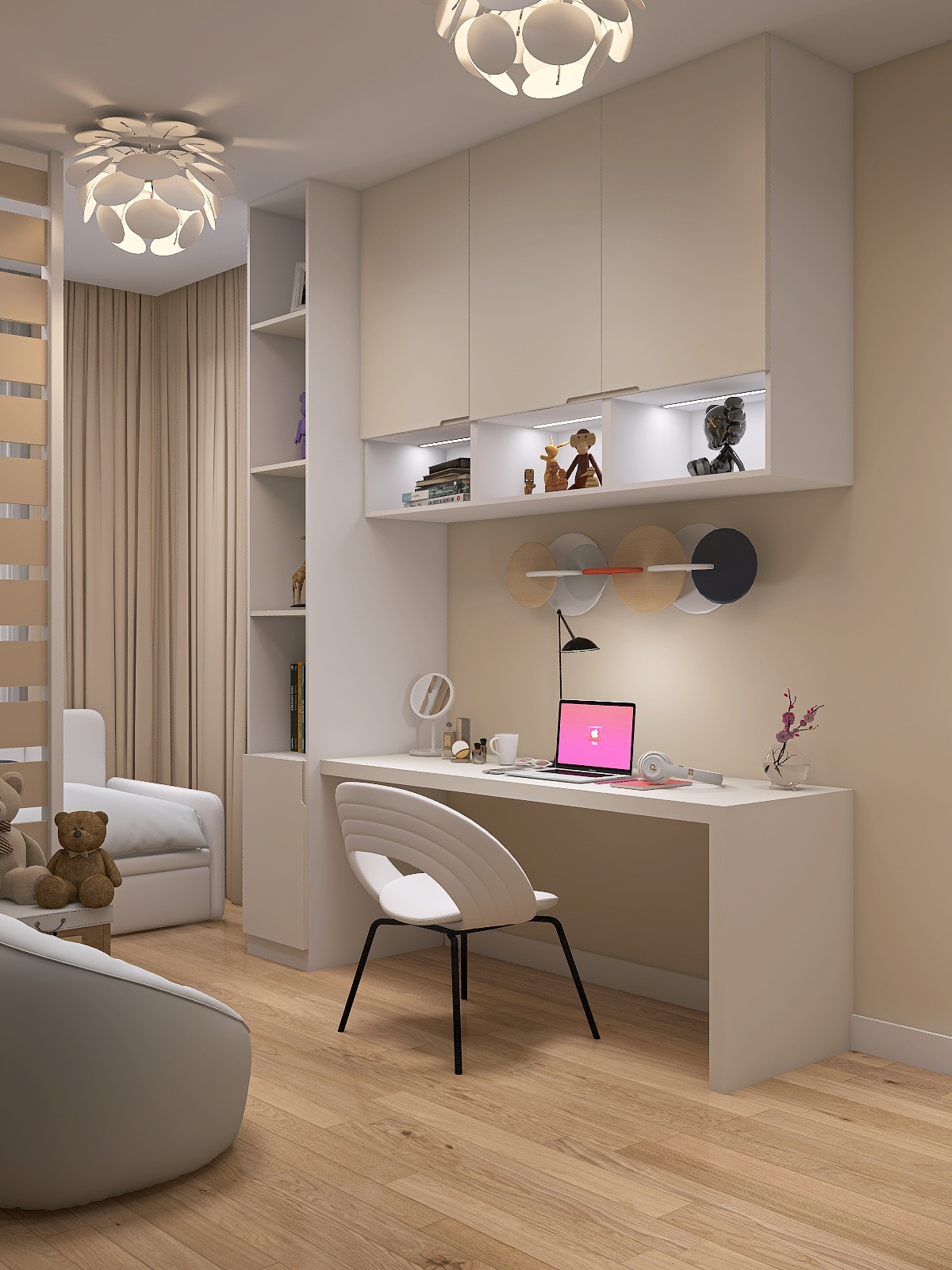 г. Санкт-Петербург. Частичный проект двух детских и спальни