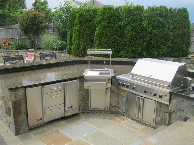 Outdoor Kitchens Built In Grills Traditional Patio Dc Metro