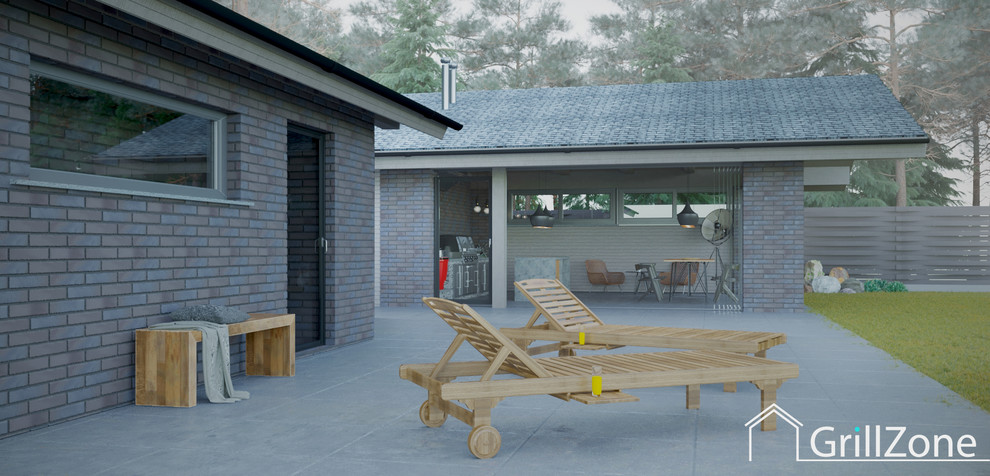 Гриль-зона + Баня