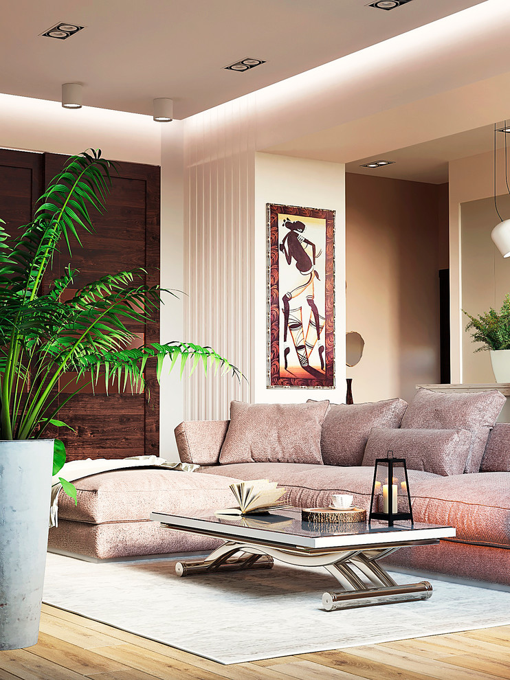 современный дизайн с эко элементам