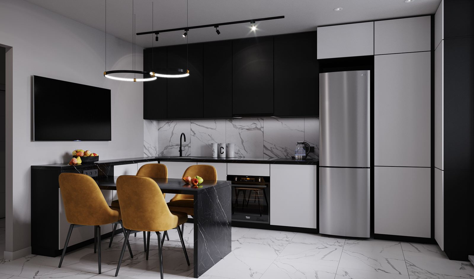 1-комнатная квартира, 46 кв.м.