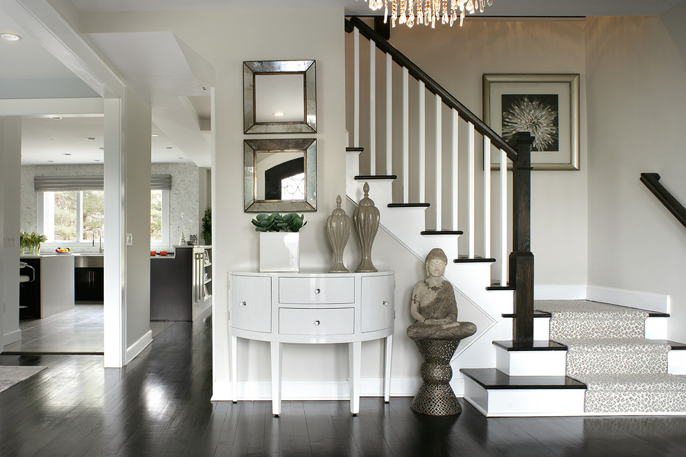 Photo of a contemporary foyer in New York.