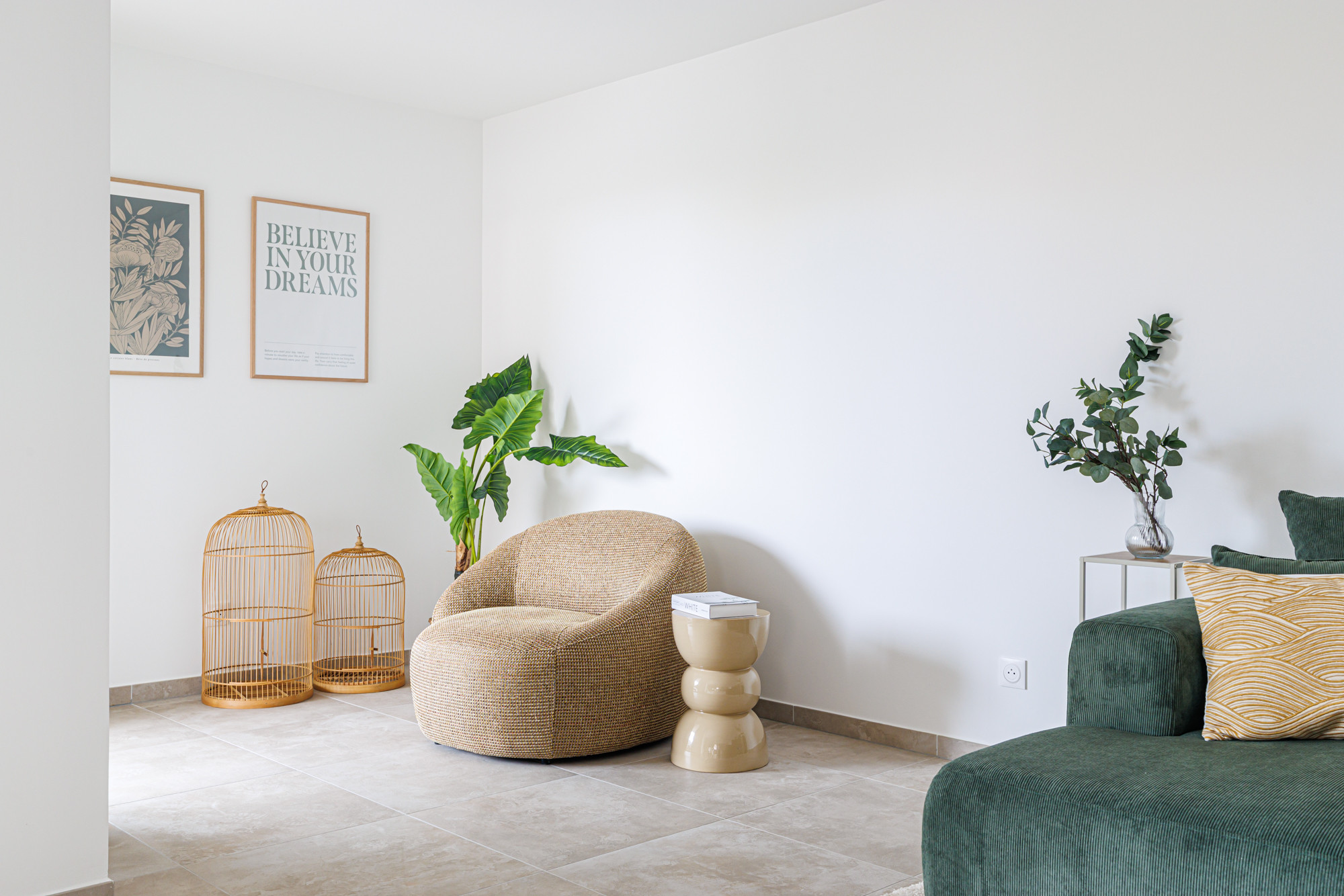 Home staging, L'Echappée mer, Cagnes sur mer