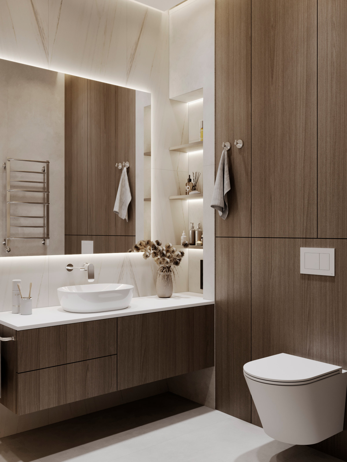 Идеальный современный интерьер в ЖК Homecity