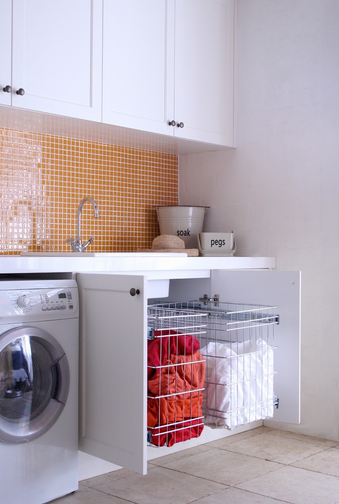 Design ideas for a modern laundry room.