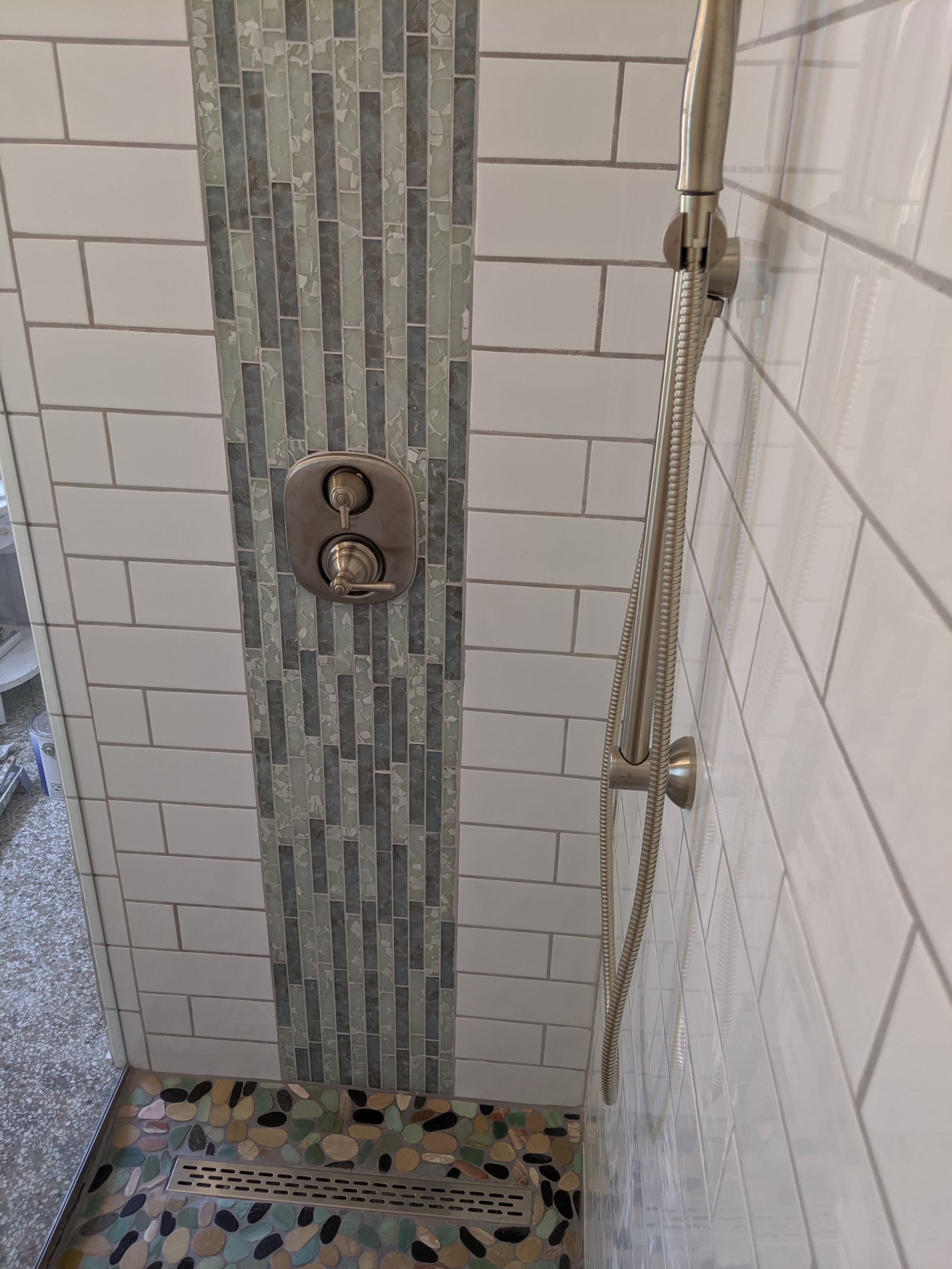 Curb-less Shower Remodel