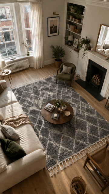 Rug transformation contemporary-living-room
