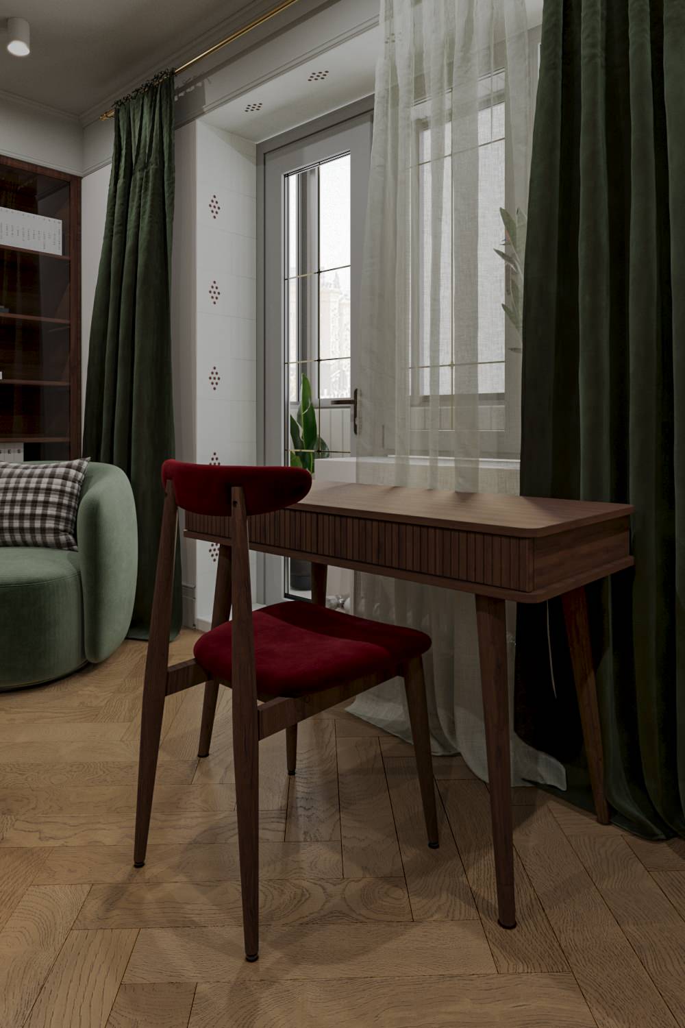 Квартира в Москве для молодой девушки  Площадь: 33,4 м2.