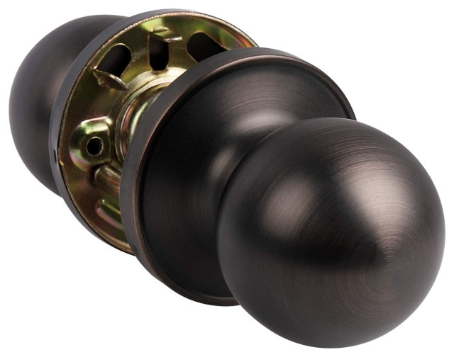 TINEWA 4 Pack Oil Rubbed Bronze Passage Door Handles Interior - View #11
