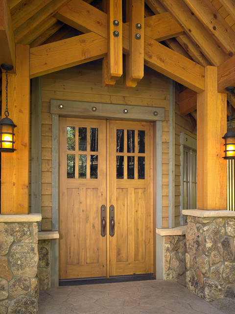 Sunset Entry rustic-entry