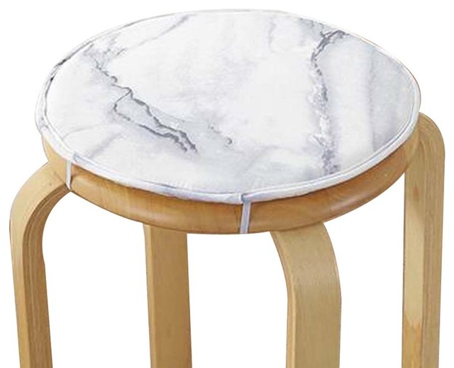 A Soft Round Stool Cover Bar Seat, Picture Of A Bar Stool Seat Cushions