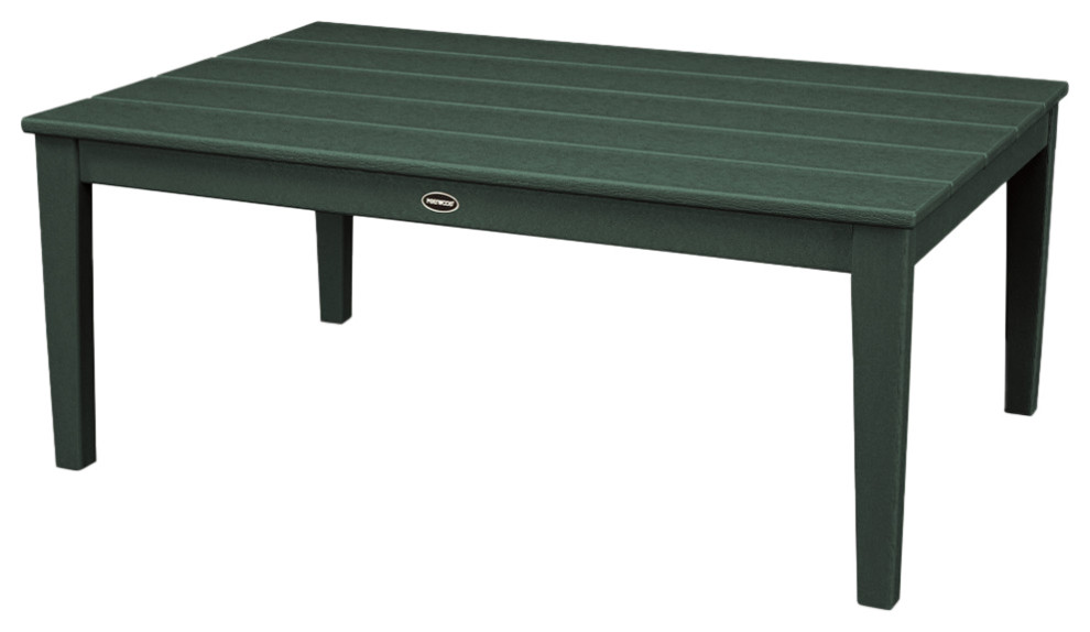 POLYWOOD Newport 28"x42" Coffee Table Contemporary Outdoor Coffee