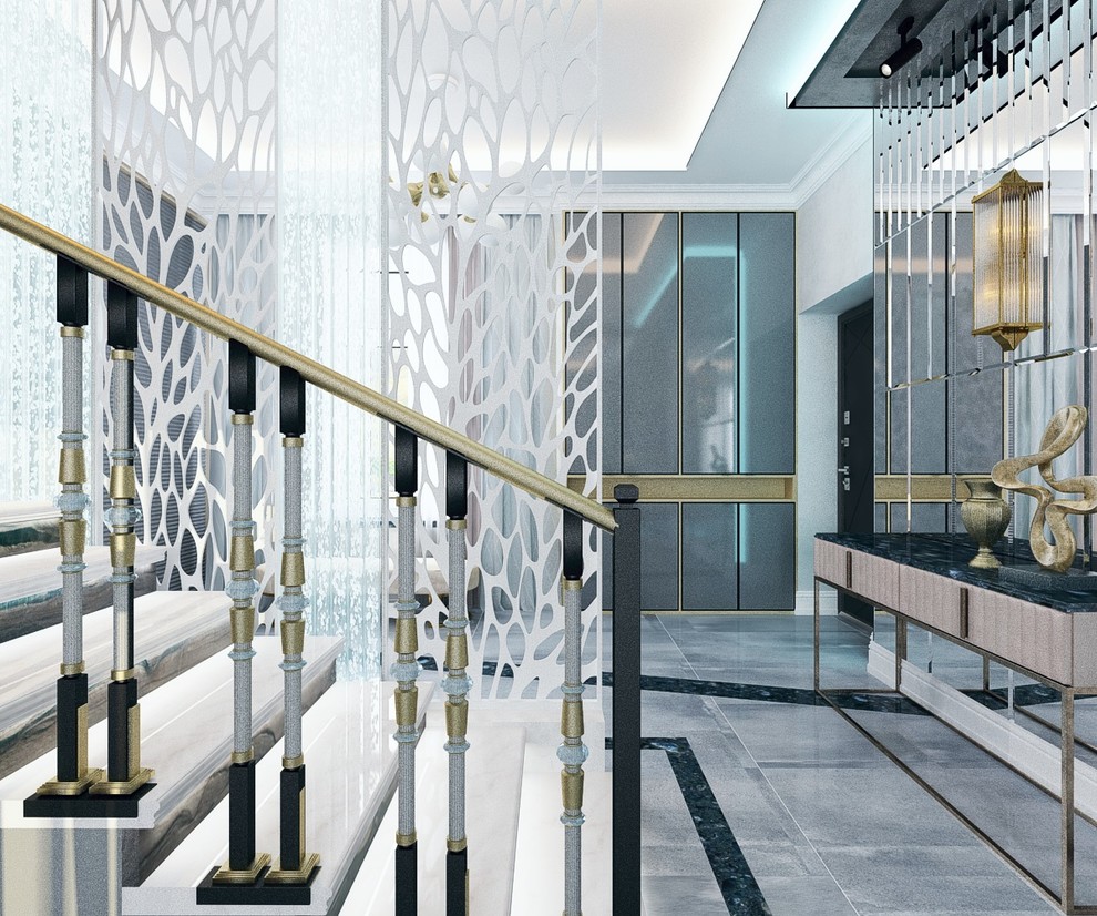 Гостиная-холл в частном домовладении 5