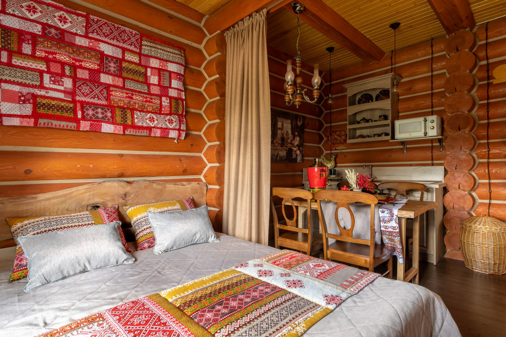 Дом из сруба. Русский исторический дизайн.