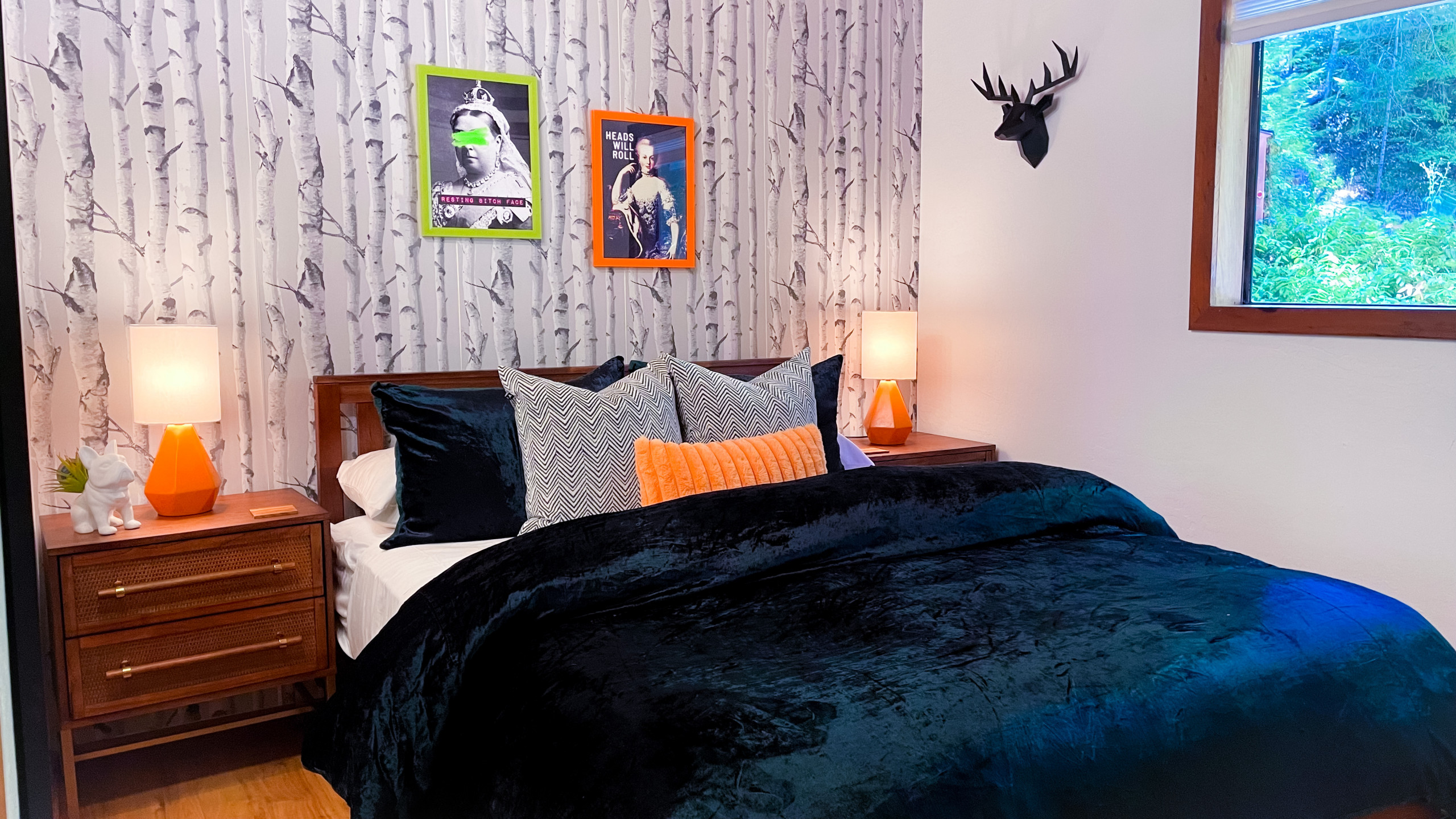 Air Bnb Modern Wilderness Guest Bedroom