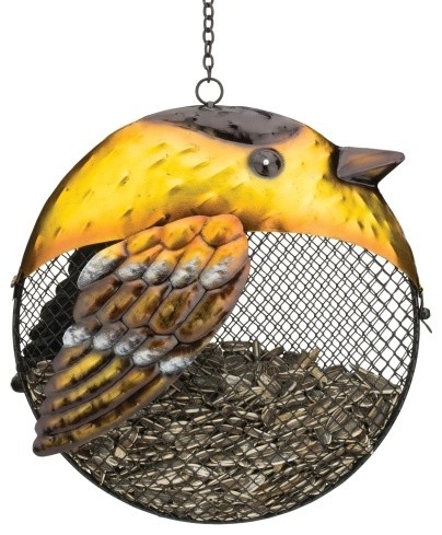 Regal Fat Bird Seed Feeder Contemporary Bird Feeders By