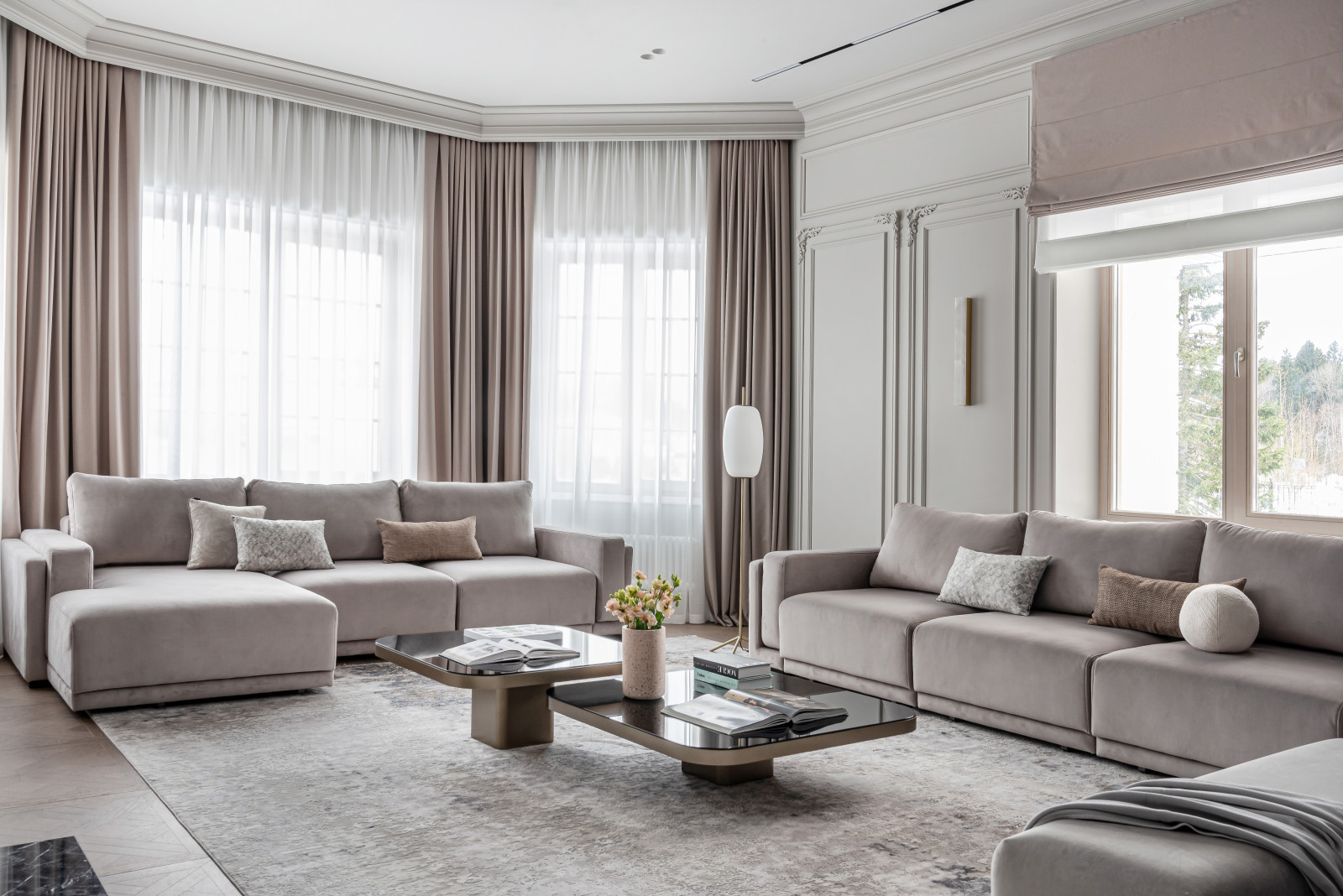 Интерьер дома в поселке премиум класса "Медисон парк".