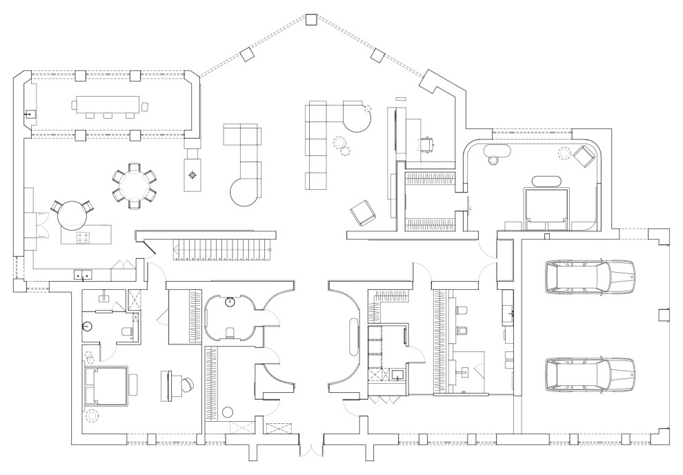 Планировка 1 этаж