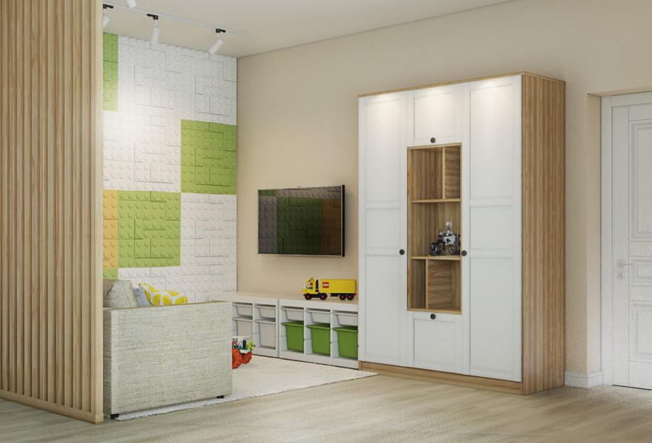 Детская комната для младшего сына. Визуализация