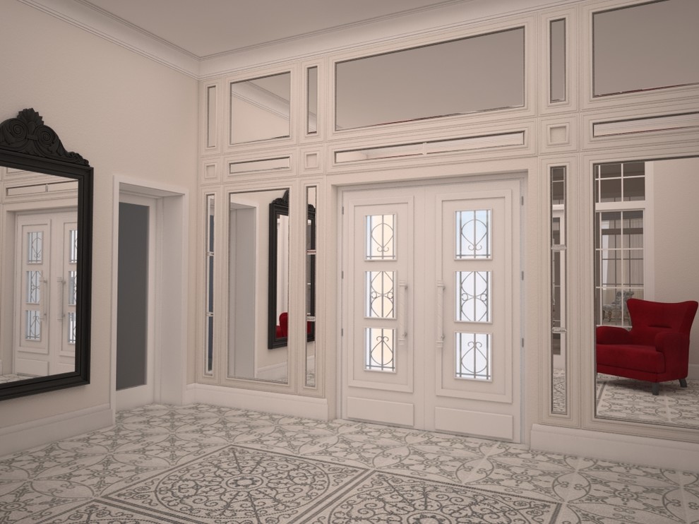 Интерьер коттеджа в стиле прованс в поселке Монтевиль