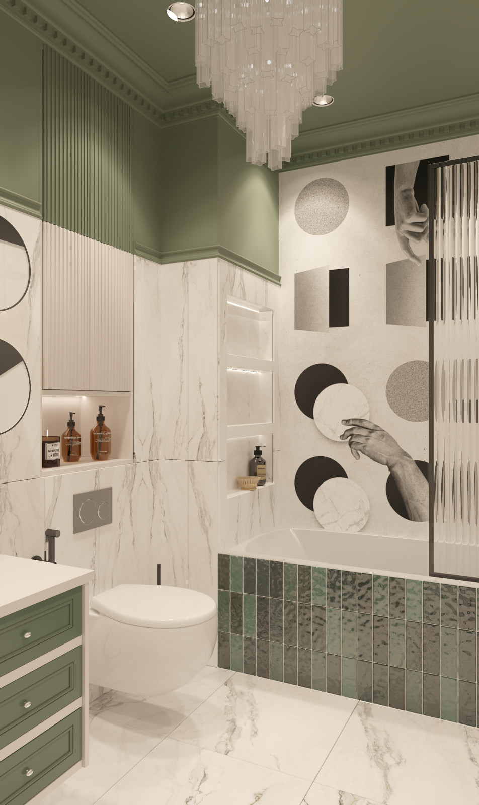 Современный  элегантный интерьер