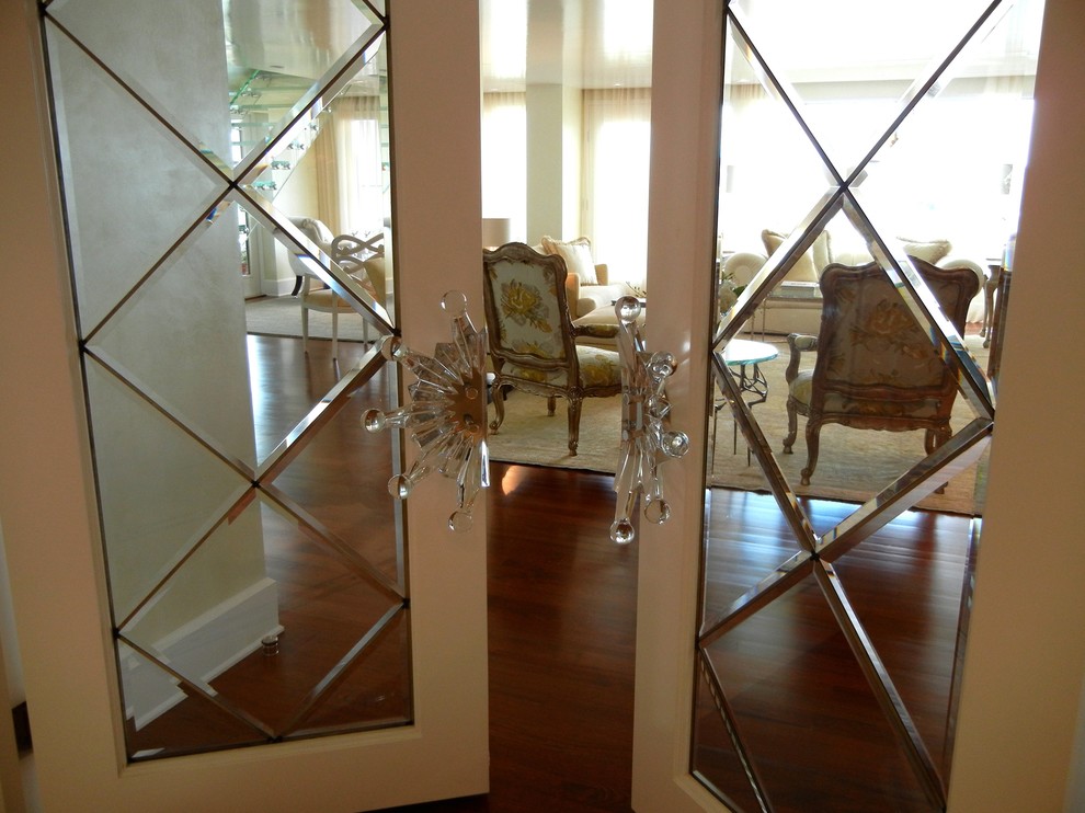 Inspiration for a transitional entryway remodel in Phoenix