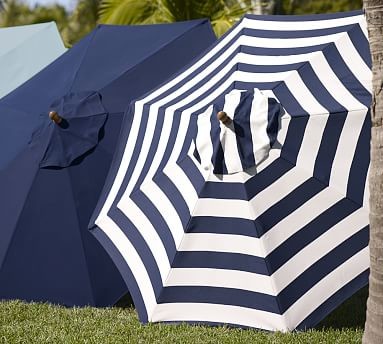 Rectangular Umbrella Canopy Replacement - Outdoor Canvas, Jade Green