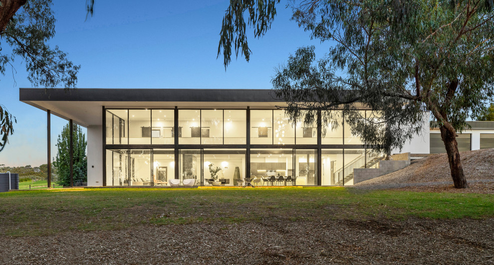 The Glass House Modern Exterior Melbourne by Architest Pty Ltd