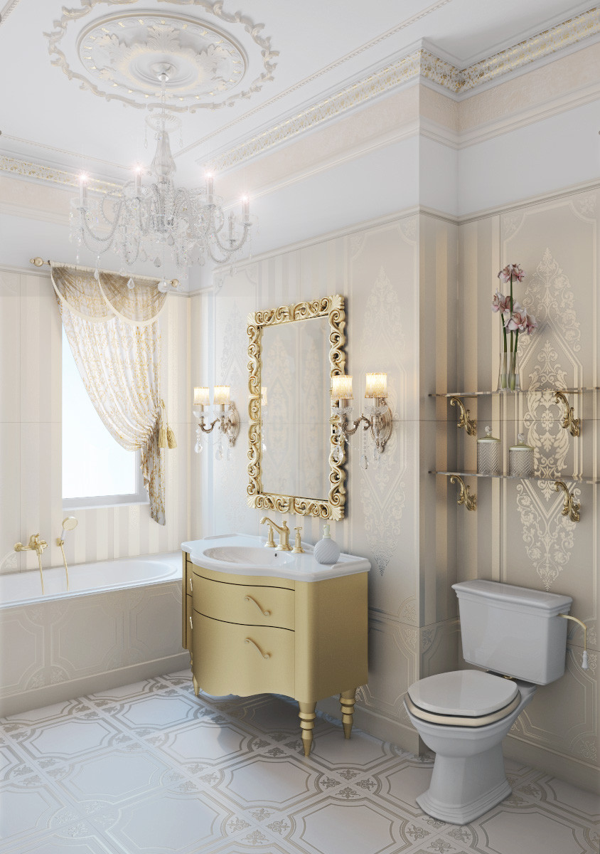 Квартира в роскошном классическом стиле