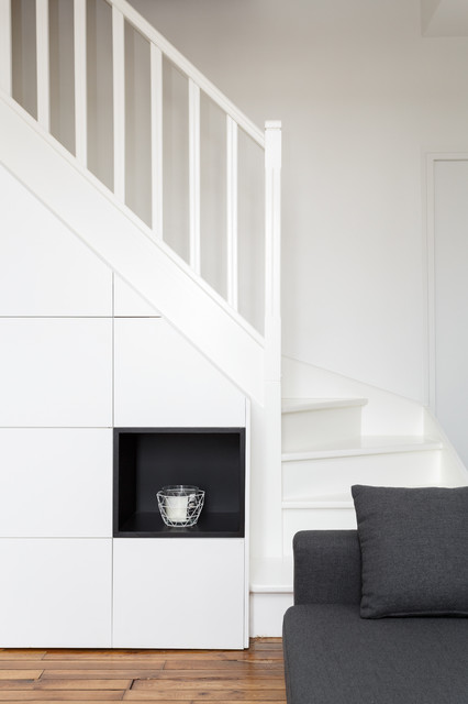 R&eacute;novation d'un sublime duplex - Quartier Malakoff modern-staircase
