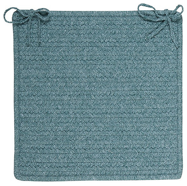 Colonial Mills Chair Pad Westminster Teal Chair Pad