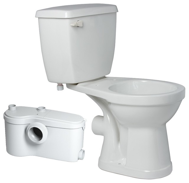 Saniflo Sanibest Pro Grinder & Round Toilet Kit 013, 005, 007 Toilets by SanifloStore Houzz