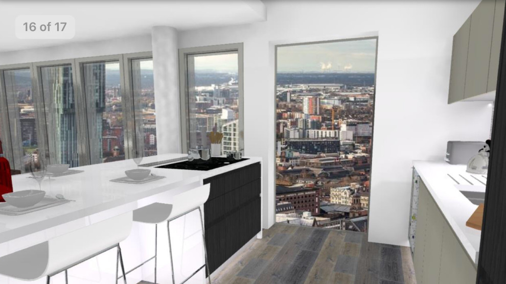 Luxurious Penthouse with Roof Terrace, Manchester