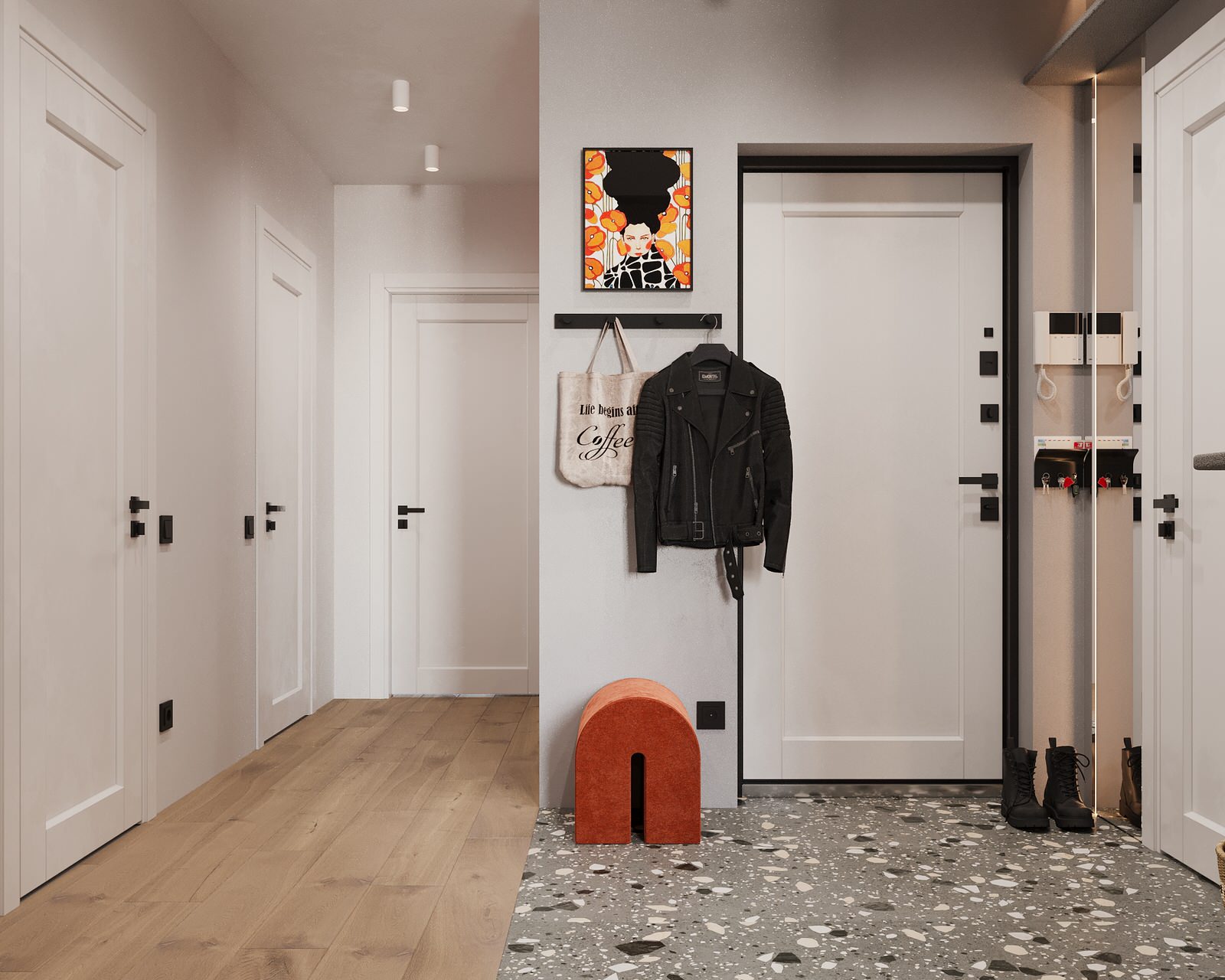 Дизайн проект квартиры ЖК Панин 72м