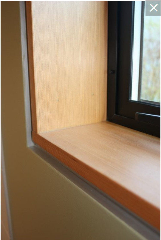 Shadow Line Trim Stained Doors & Jambs
