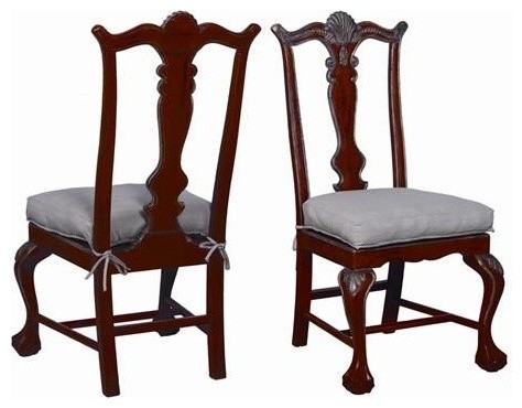 Pair of Chippendale Chairs by Guildmaster