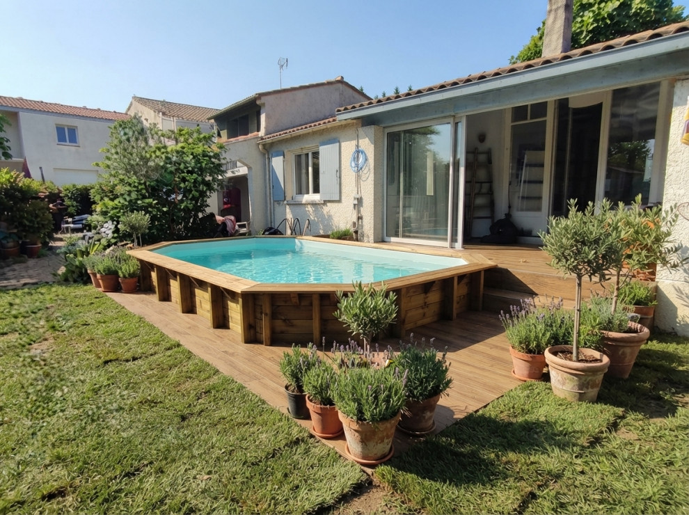 Création d’une piscine sur terrasse – Maison à Bouc-Bel-Air