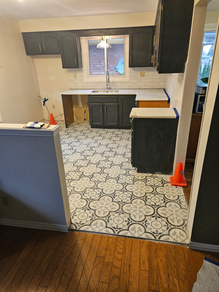 Kitchen Remodel (Floors & Backsplash)