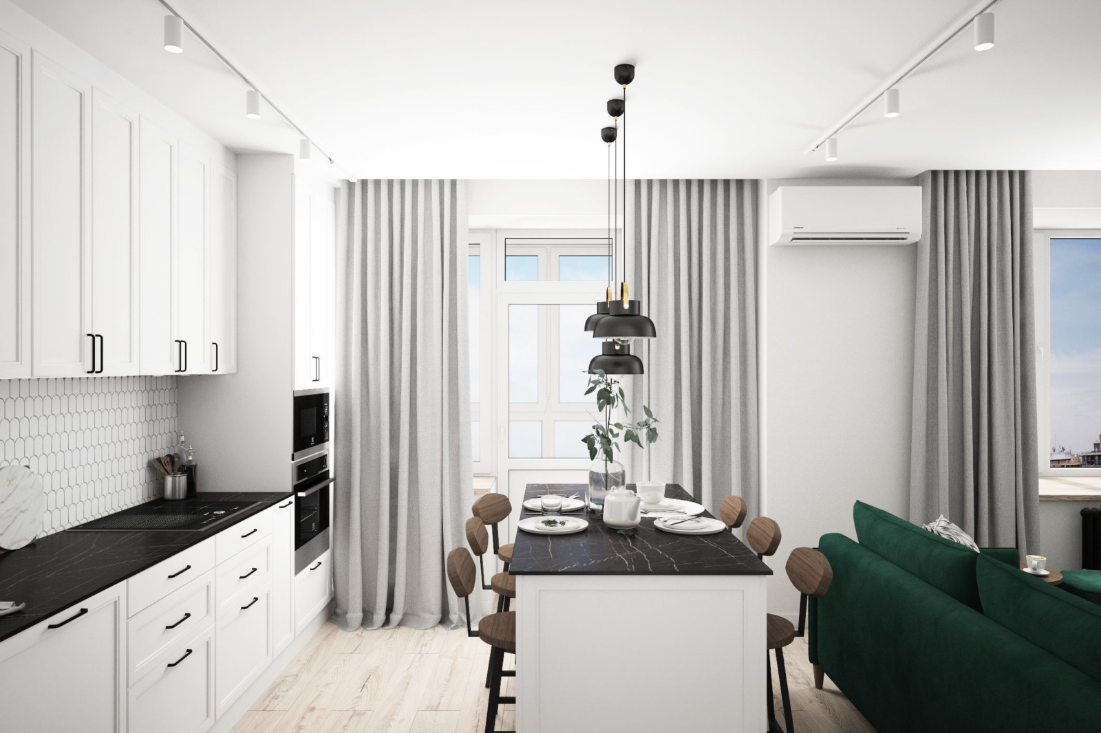 Квартира площадью 84 кв.м.