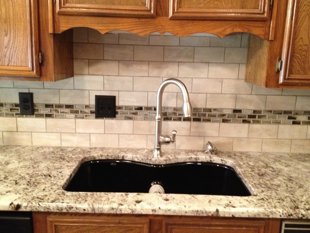 3cm Alaska White Granite With Tile Back Splash
