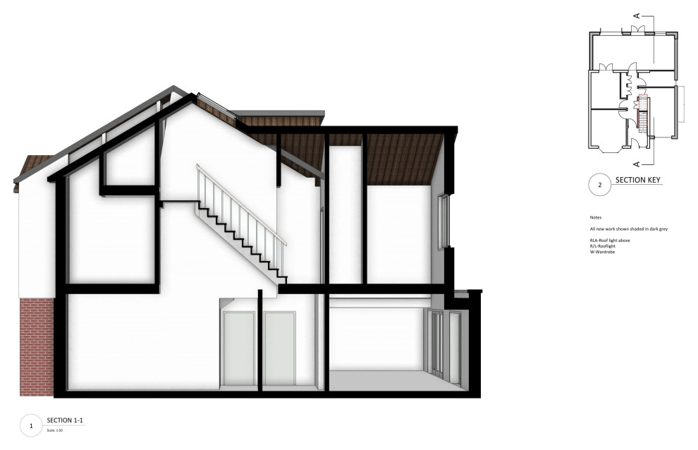 From single family house into three self-contained residential units