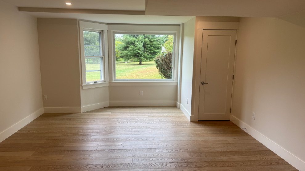 Transitional basement photo in Boston