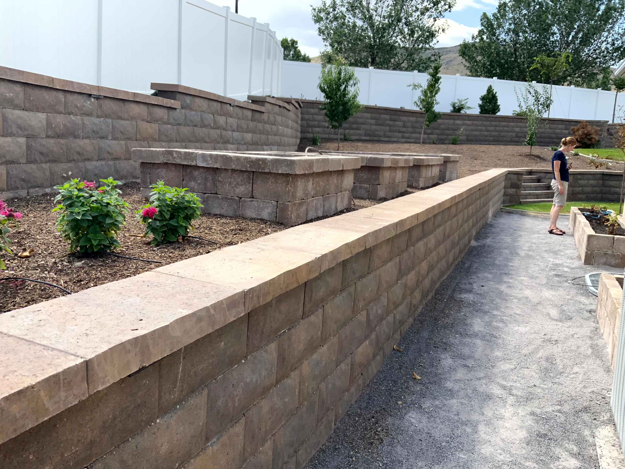 Terraced Edible Garden