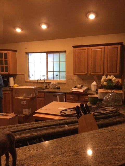 Inspiration for a transitional home design remodel in Seattle