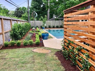 Backyard Landscape Enhancement - Traditional - Houston - by Greenmark