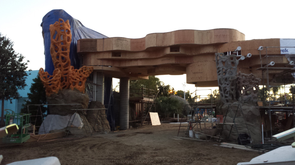 Grand Entrance renovation project @ Sea World San Diego