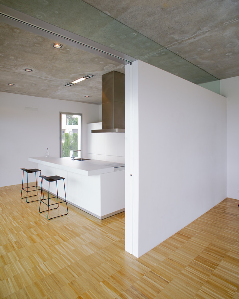 This is an example of a modern kitchen in Valencia.