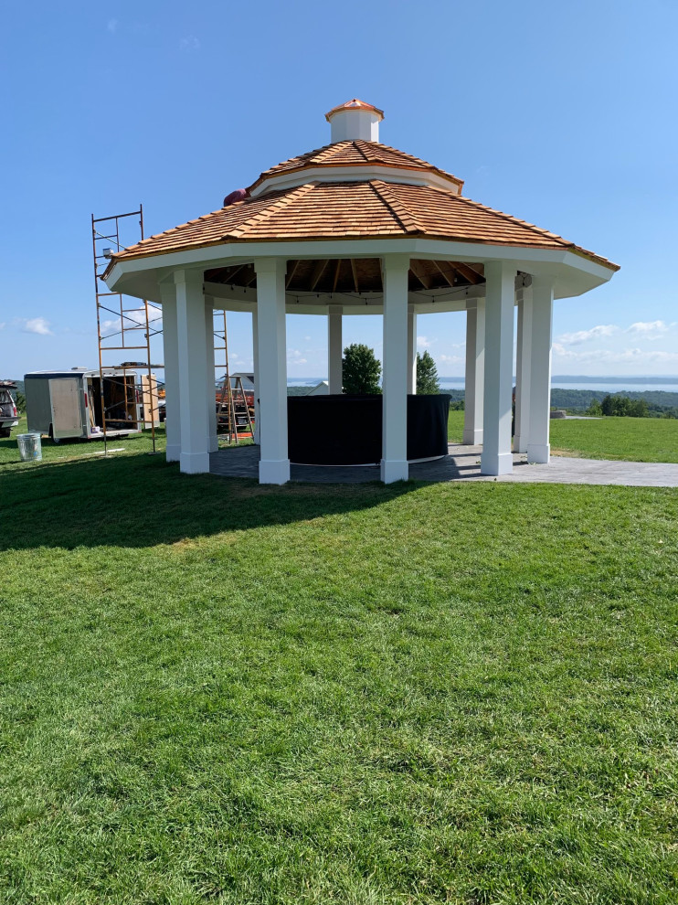 Custom Design-Built Carpentry | Gazebo for Bay View Weddings