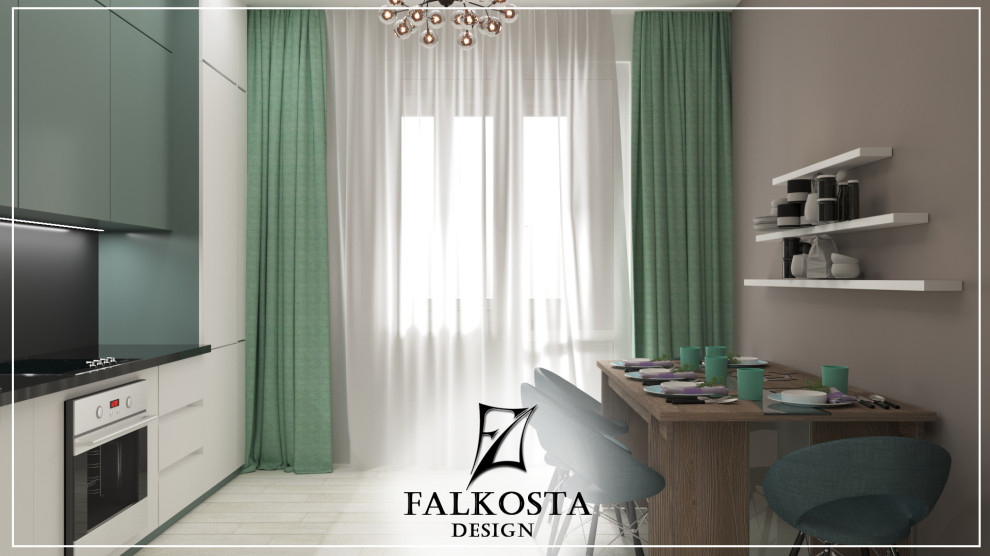Дизайн интерьера в Нур-Султане. Стильная квартира от Falkosta
