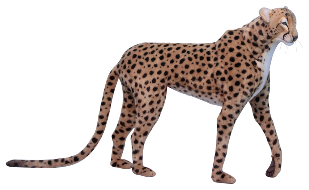 Life-Size Standing Cheetah, Jacq